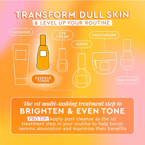 Glow Recipe Cloudberry Brightening Toner + Essence Skincare - CoQ10 Face Toner to Strengthen Skin Barrier + Hydrating Rice Water, Vitamin C, E & 5% Glycerin to Soften & Even Skin Tone - Travel (30 ml)