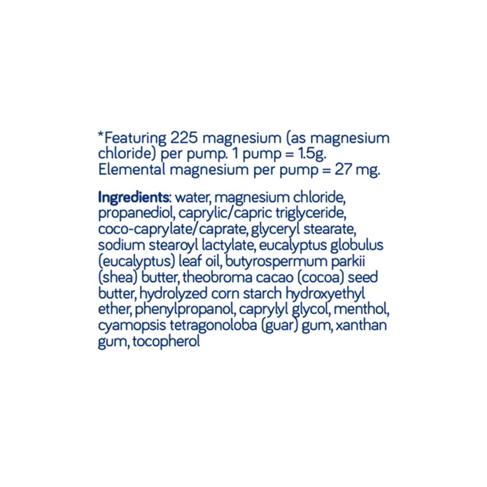 nfuse Magnesium Lotion | 100% Pure Magnesium Chloride USP Grade | Calming Magnesium with Eucalyptus Essential Oils and Menthol (8 oz)