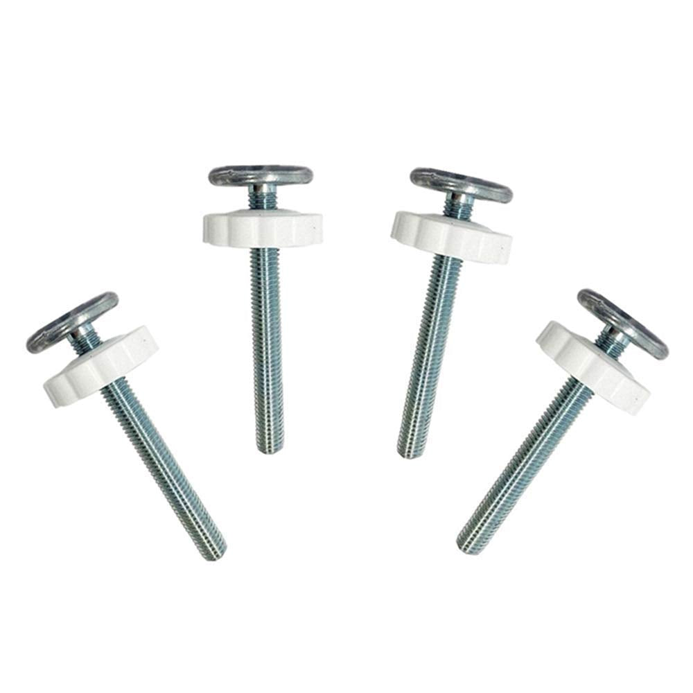 4 Pack M8 Extra Long Pressure Gates Threaded Spindle Rods,8mm Baby Kids Pet Dog Gates Accessory Screw Bolts Kit Fit for All Pressure Mounted Walk Thru Gates