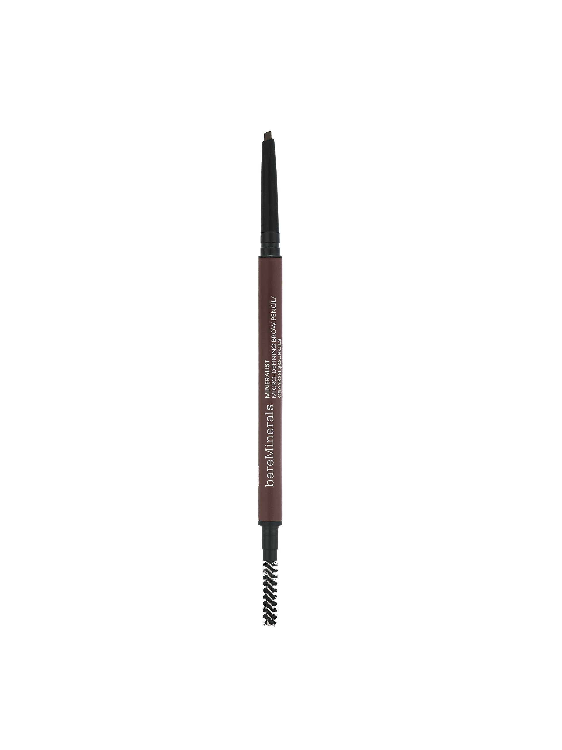 bareMinerals Mineralist Detailing Micro-Fill Brow Pencil, 12 hours Waterproof, Smudge-resistant for Fuller Brows, Pencil with Built-In Spoolie, Vegan