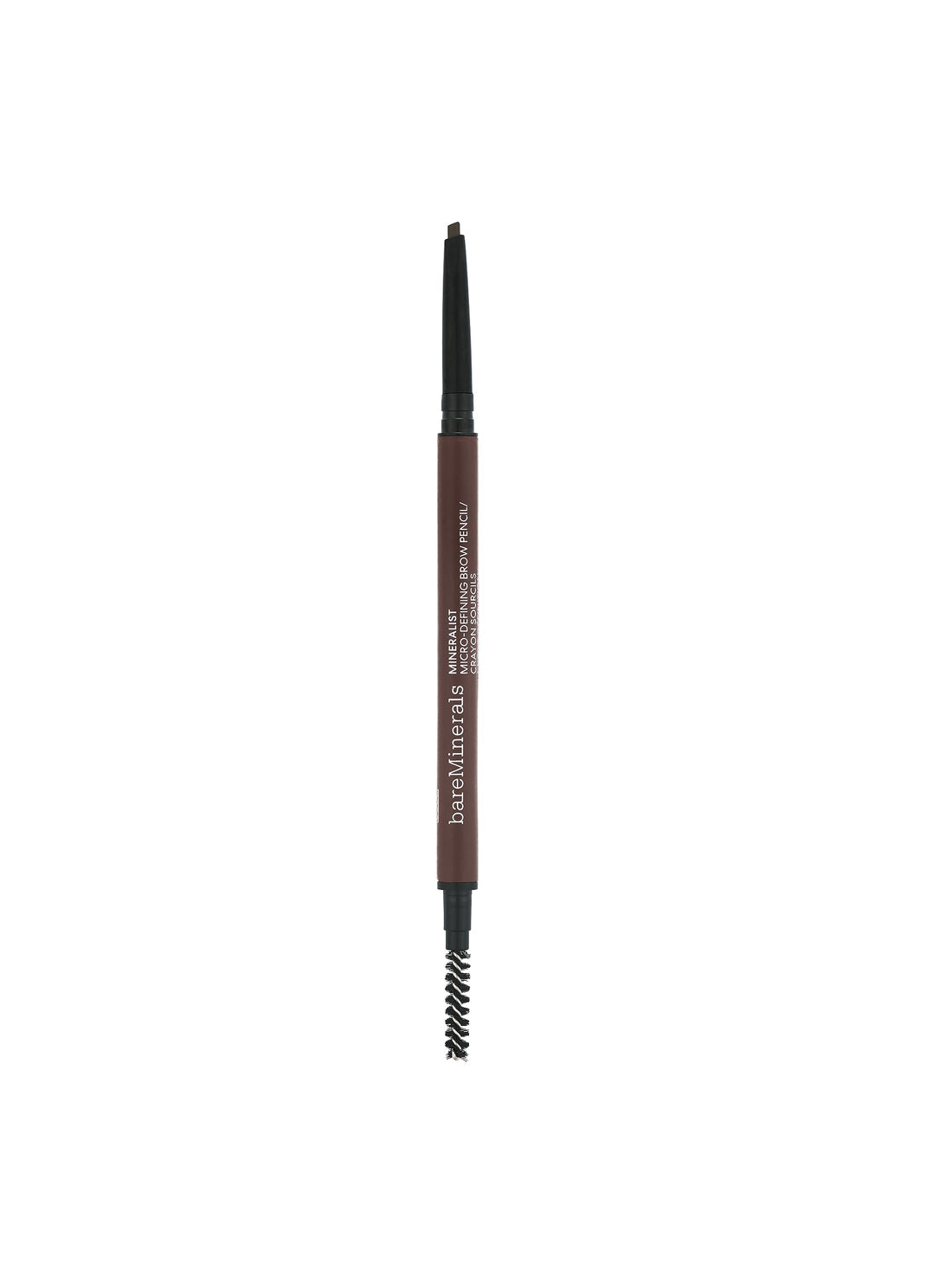 bareMinerals Mineralist Detailing Micro-Fill Brow Pencil, 12 hours Waterproof, Smudge-resistant for Fuller Brows, Pencil with Built-In Spoolie, Vegan