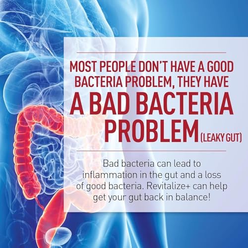 Health Plus Revitalize+ Corebiome Tributyrin Postbiotics for Complete Digestive Health, Leaky Gut, Colon | Gut Health Supplements for Men & Women | 60 Capsules, 30 Servings