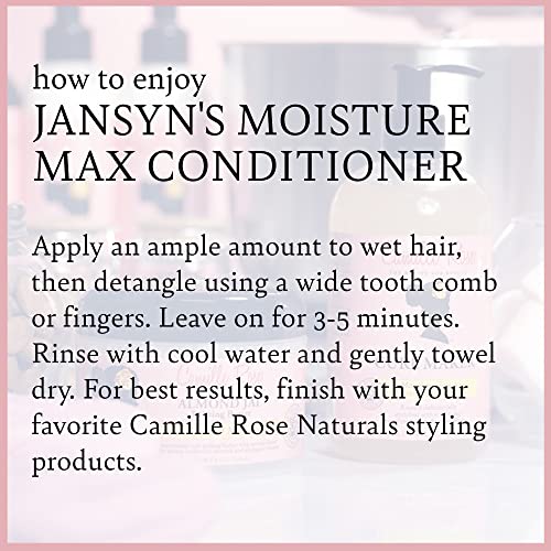 Camille Rose Jansyn's Moisture Max Conditioner, 8 Oz
