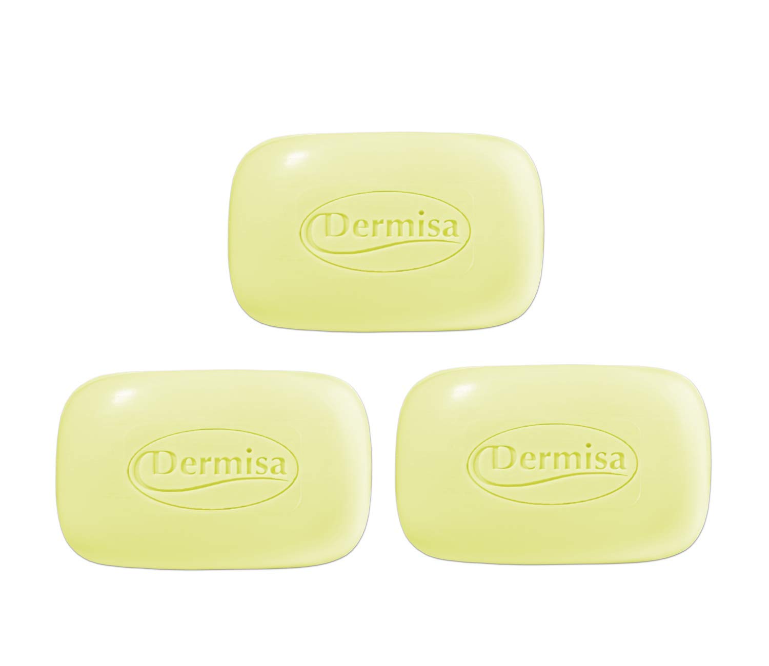 Dermisa Brightening Bar with 3 Natural Botanical Extracts | NO PARABENS, NO SULFATES | 3 OZ | Pack of 3