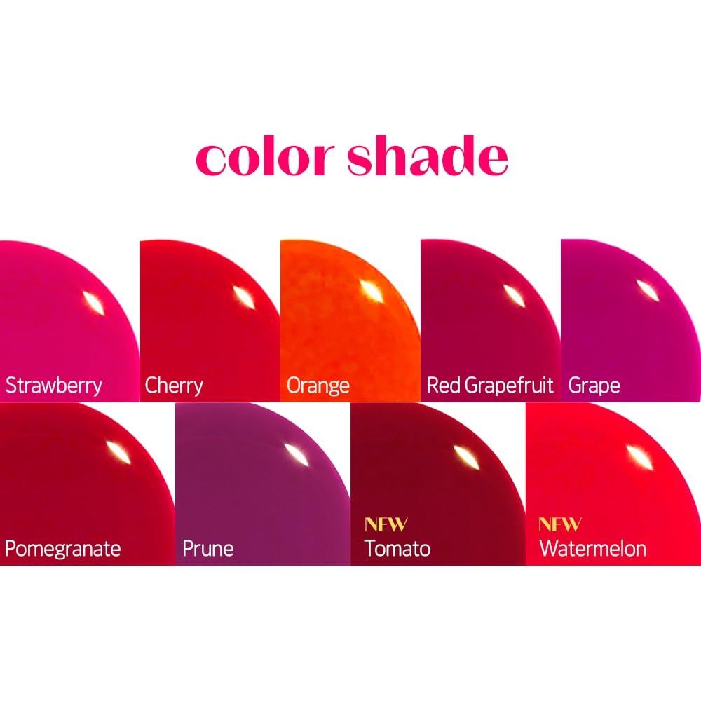 ETUDE Dear Darling Water Tint - Grape Ade (9g) | Vivid Color Lip Stain with Moisturizing Weightless & Non-sticky Finish Lip Stain | Smudge-proof Lip Tint | Korean Makeup, Kbeauty