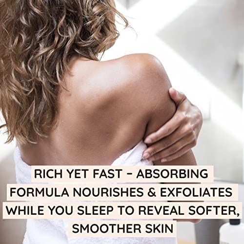 Aveeno Tone + Texture Renewing Night Cream With Prebiotic Oat, Gentle Cream Exfoliates & Moisturizes Sensitive Skin, Instantly Softens & Smooths & Intensely Nourishes, Fragrance-Free, 8 Oz