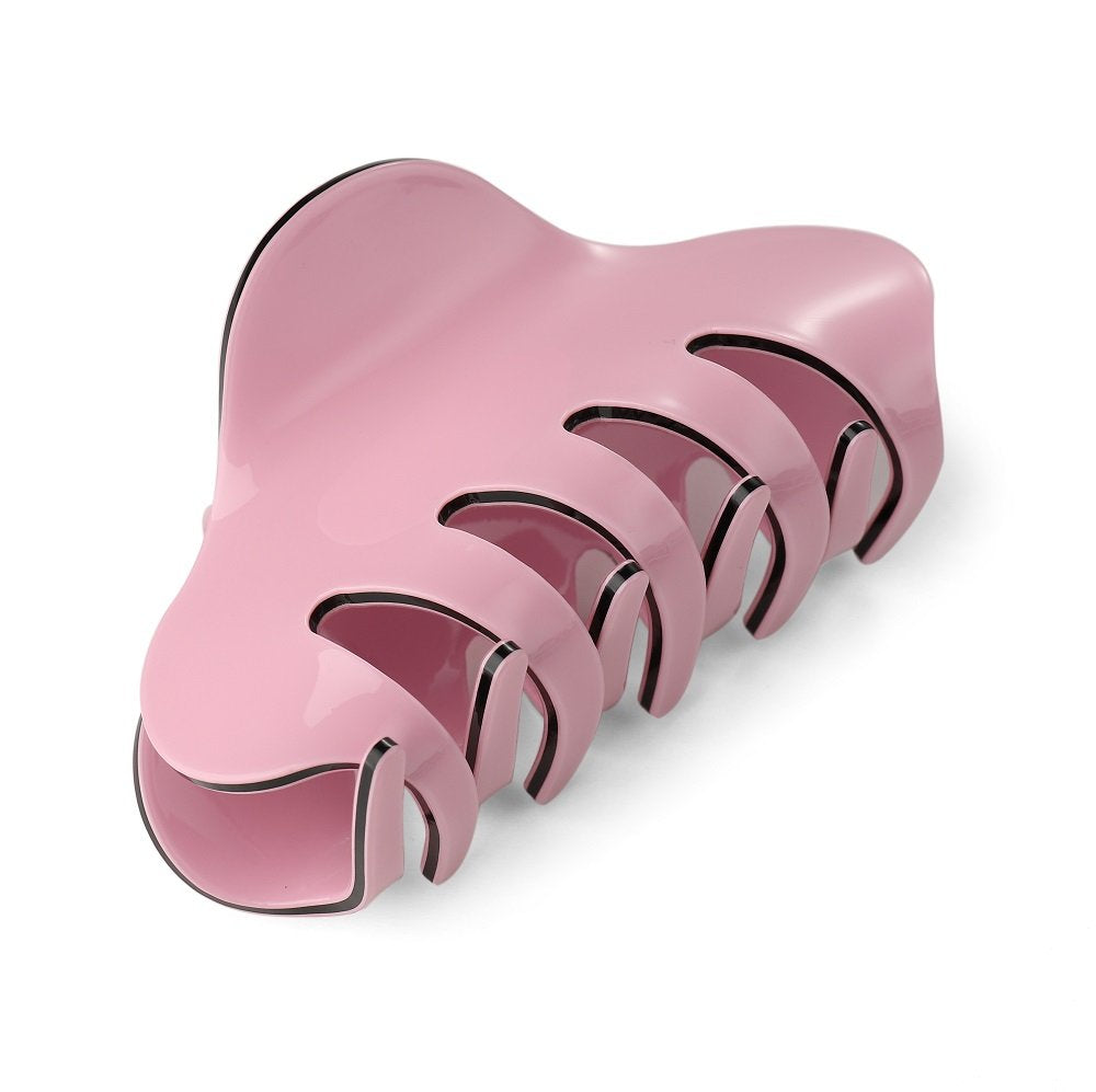 Pink+Purple: Liasun 3.3 Jelly Color Hair Claw Clip-Acrylic Strong Holding Power Hair Clips Hairgrip For Women And Girls Hair Barrettes For Medium Or Long Hair (Pink+Purple)