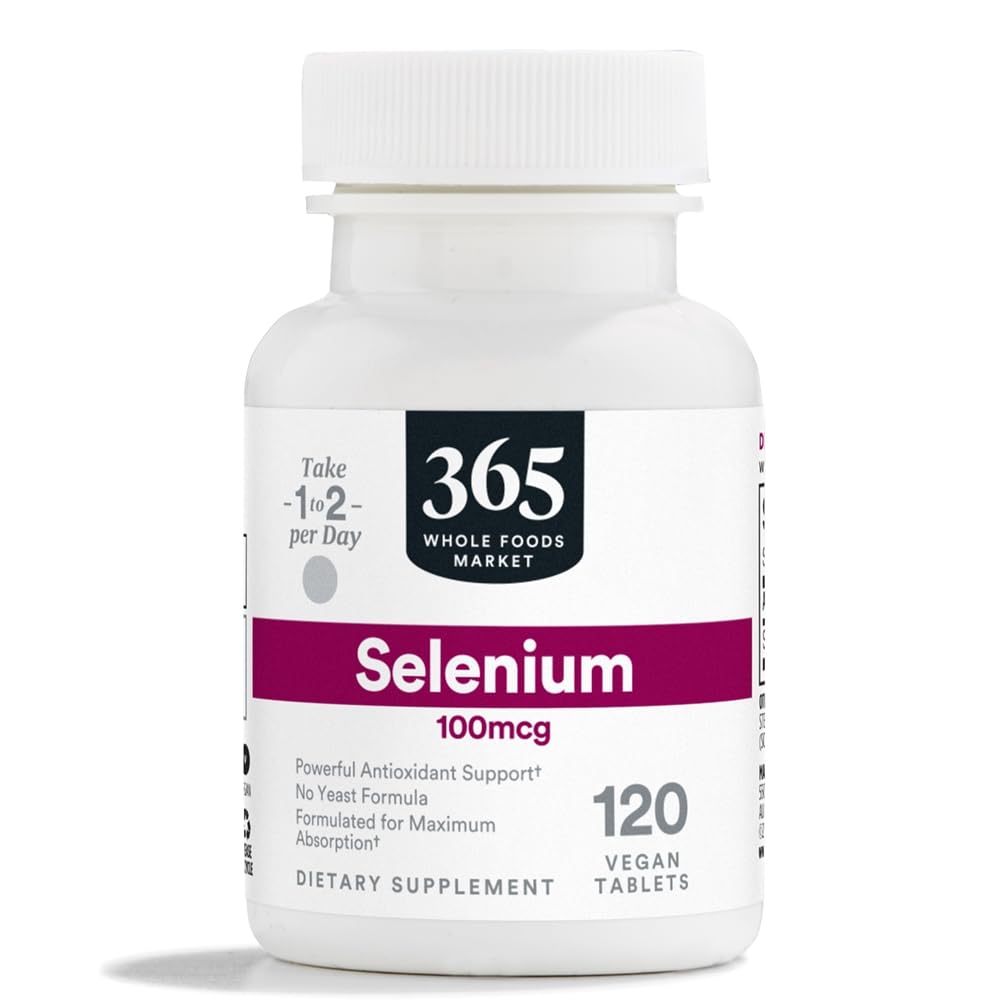 365 by Whole Foods Market, Selenium 100MCG, 120 Tablets