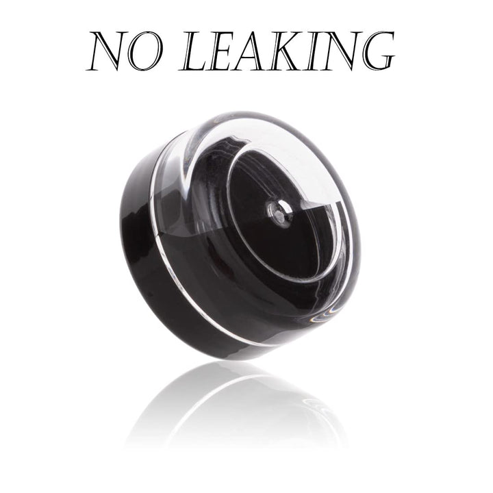 ZEJIA 10G-100Pcs, Black: 10 Gram Cosmetic Containers 100Pcs Sample Jars with Lids Plastic Makeup Sample Containers Bpa Free Pot Jars