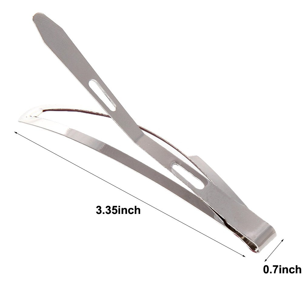 Brown: Loneedy Pack Of 12 Large Metal Stoving Varnish Hair Snap Clips, No-Slip Hair Clips Barrettes For Women And Girl (Brown)