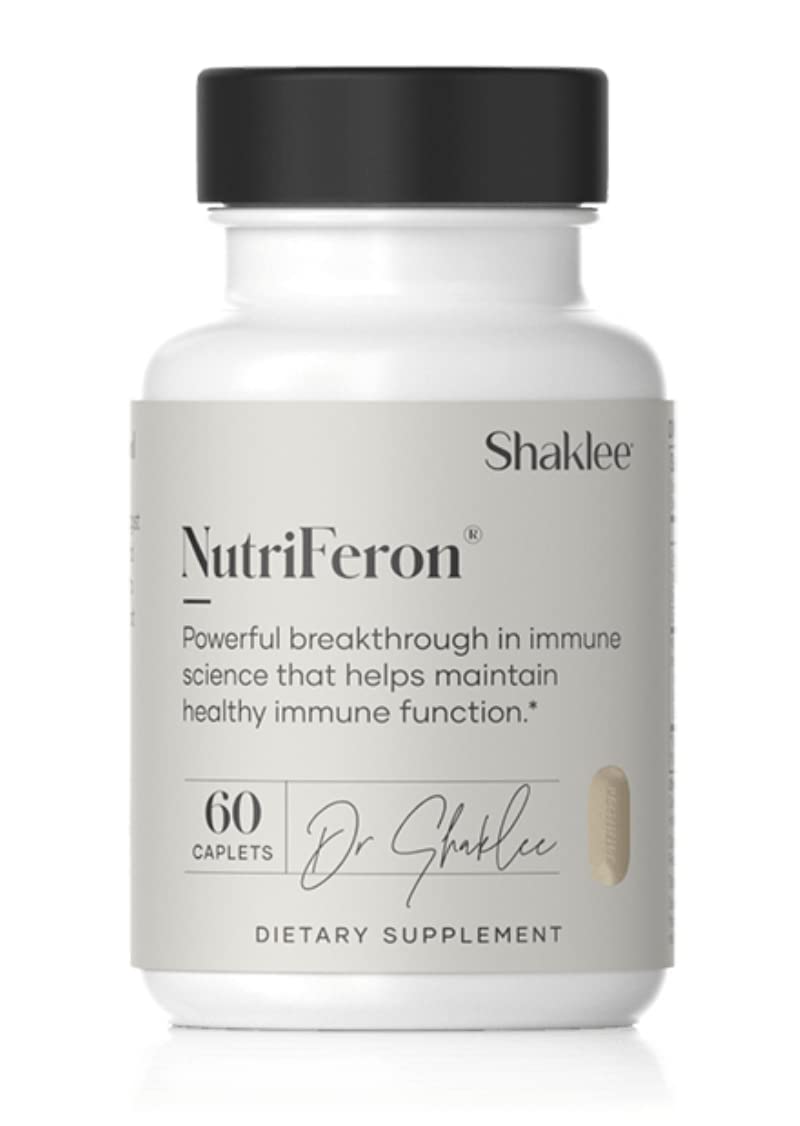 Shaklee - NutriFeron® Immune-Boosting Botanical Blend - Developed by Renowned Immunologist - Promotes Healthy Immune Function with Interferon-Boosting Ingredients - Contains Zinc - 60 Caplets