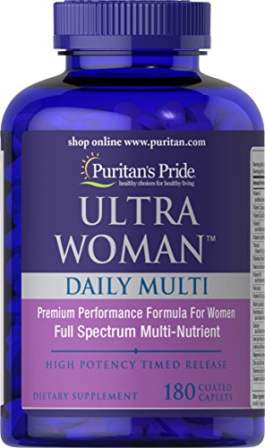 Puritan's Pride Ultra Women Daily Multi Timed Release, 180 Count