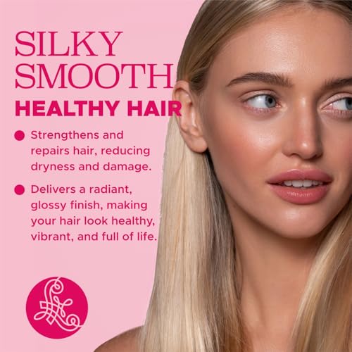 Luseta Glossy Pearl Leave in Conditioner Moisturize and Hydrate Hair Add Shine Repair Damaged Hair Reducing Dryness Sulfate Free for Women and Men 8.5oz