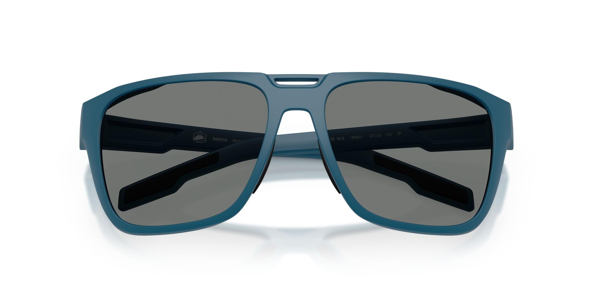 Native Eyewear Men's Mammoth Square Sunglasses, Overland Blue/Grey Polarized, 57 mm