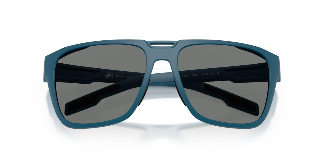 Native Eyewear Men's Mammoth Square Sunglasses, Overland Blue/Grey Polarized, 57 mm