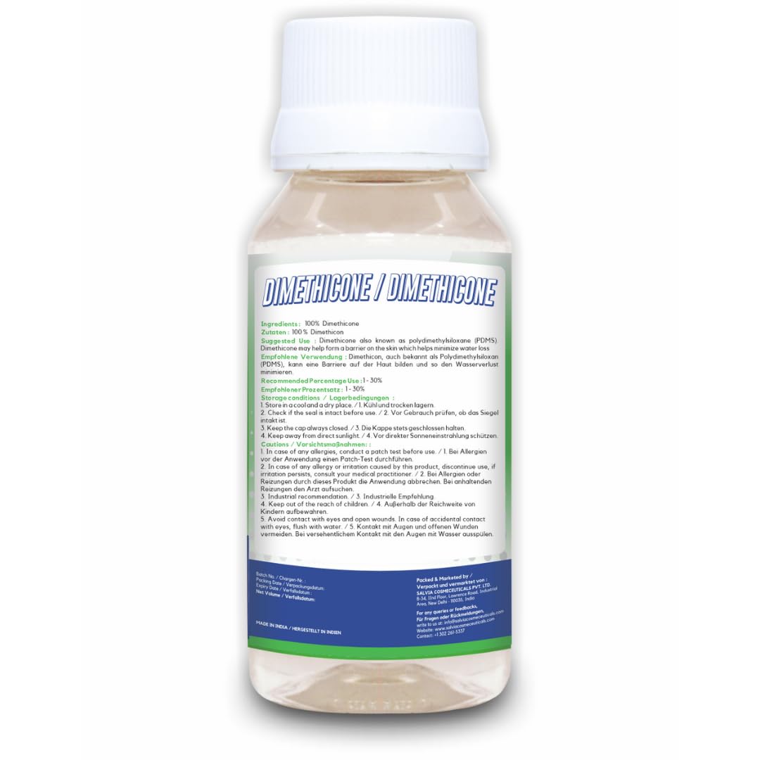 MYOC Pure Dimethicone (240ml) No Adulterants |used For Hair, Lips, Body And Skin Conditioning Products| Dimethicone Moisturizer| Cosmetic Grade