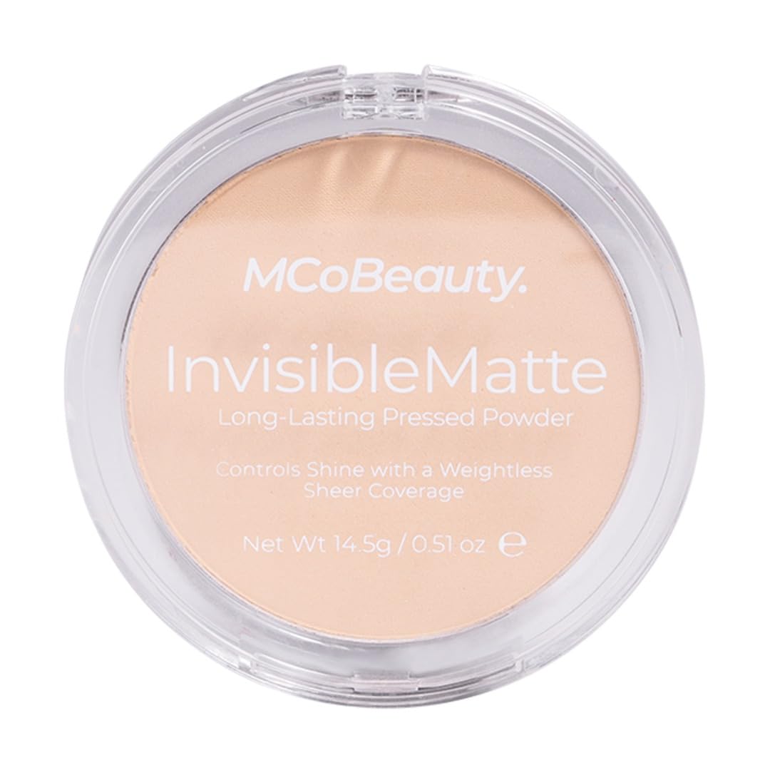 MCoBeauty Invisible Matte Face Powder, Translucent, Natural, Flawless Finish That Lasts All Day, Vegan, Cruelty Free Cosmetics