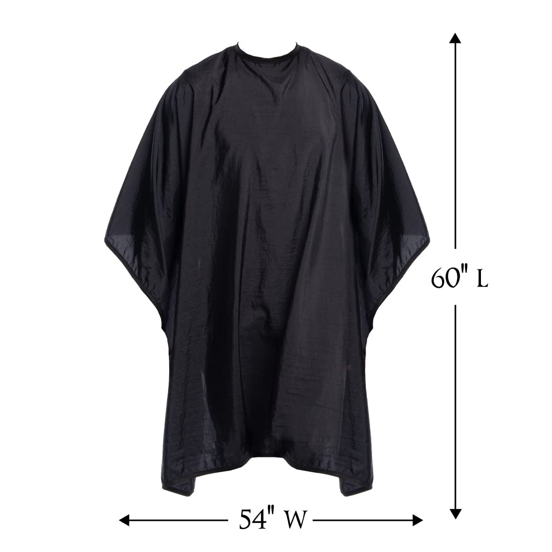Betty Dain Betty Dain Premier Barber Cutting Cape, Black, 10.88 Ounce