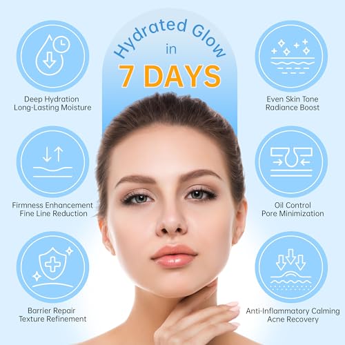 5% Hyaluronic Acid Serum Ultra-Hydrating Vials with Niacinamide,Collagen Stem Cell,Wake Nature Perfection|AntiAging|Deep Hydration|CellActivation-1.5ml*30Pcs Ultra Hyaluronic Acid Serum for Face