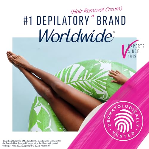 Veet Ready-To-Use Waxing Kit For Women | Wax Strips For Body Hair Removal, Wax Kit For Ingrown Hair Treatment, Personal Care Product, Hair Remover | 40ct Waxing Strips, 4ct Body Wipes