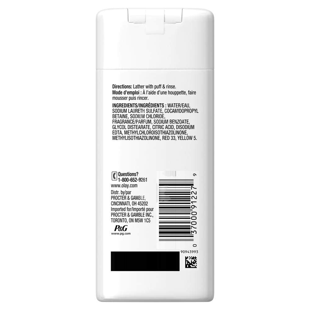 Olay Fresh Outlast Cooling White Strawberry & Mint Body Wash 3 Fl Oz (89 Ml); Travel Size