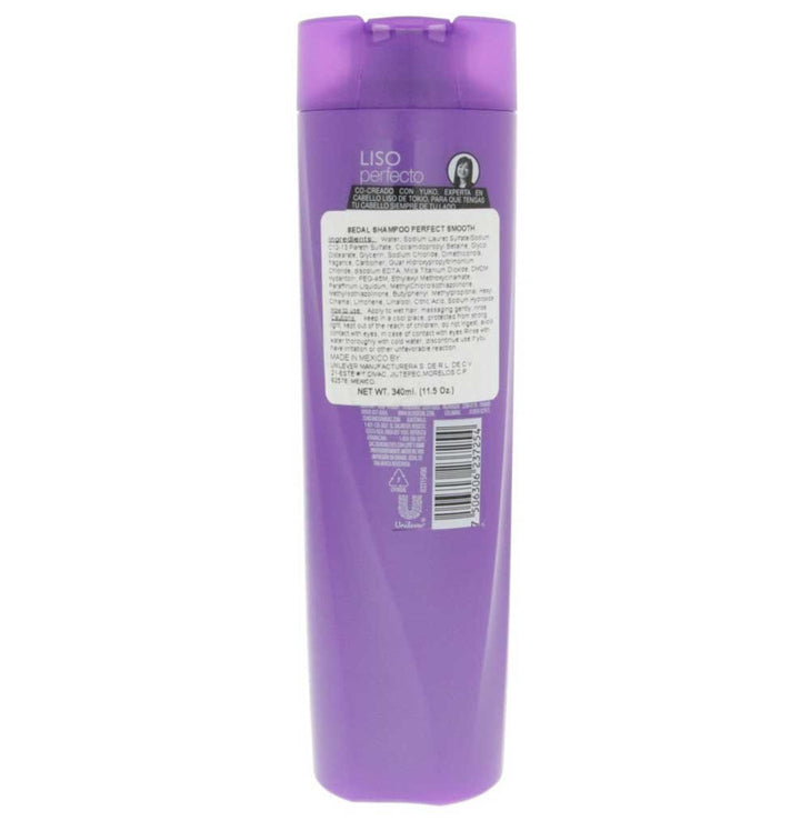Sedal Perfect Smoothness Shampoo 340ml - Sedal Liso Perfecto Champu (Pack of 1)