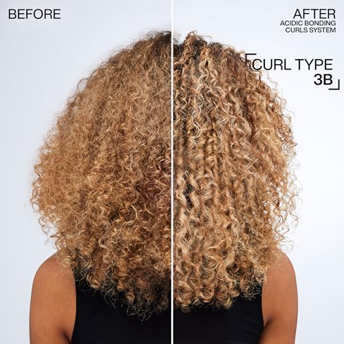 Redken Acidic Bonding Curls Leave-In Treatment For Curly & Coily Hair - Heat Protectant, Repairs & Defines Damaged Curls, Detangles & Conditions