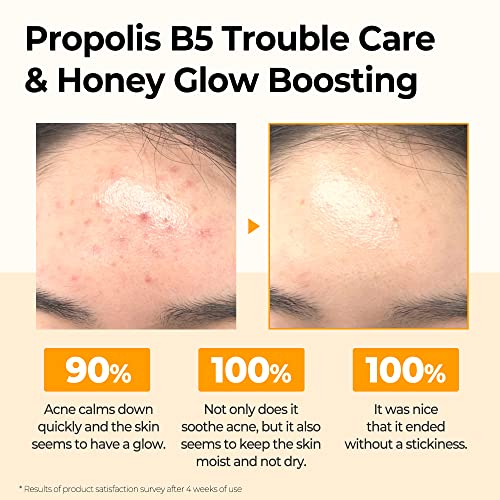 SOME BY MI Propolis B5 Glow Barrier Calming Toner - 5.07Oz, 150ml - Made from Propolis and Panthenol for Glass Skin - Skin Brightening and Calming Effect - Pore and Sebum Care - Korean Skin Care