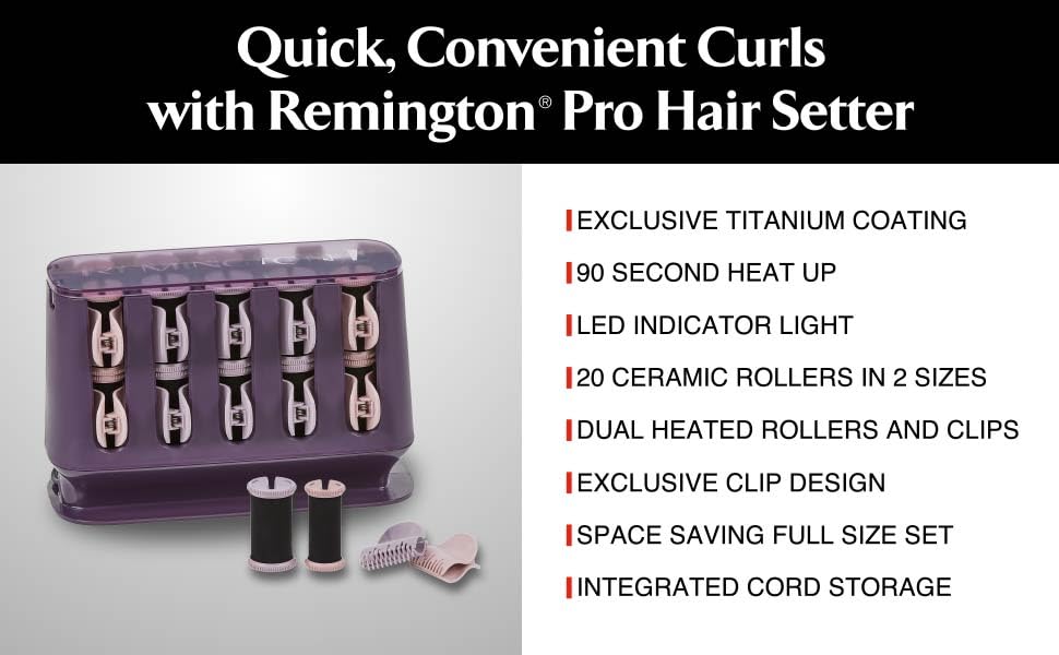 Remington174; T|Studio153; Thermaluxe Setter Pink