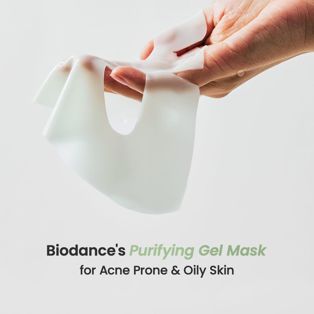 BIODANCE Refreshing Sea kelp Real Deep Mask, Overnight Hydrogel Mask, Calming, Oil & Sebum Control, Blemish Care 1.19oz(34g) x 4ea