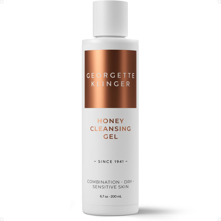 Honey Facial Cleansing Gel by Georgette Klinger - Radiance-Boosting Face Wash with Honey, Marula Oil, Chamomile for Normal, Dry, and Sensitive Skin