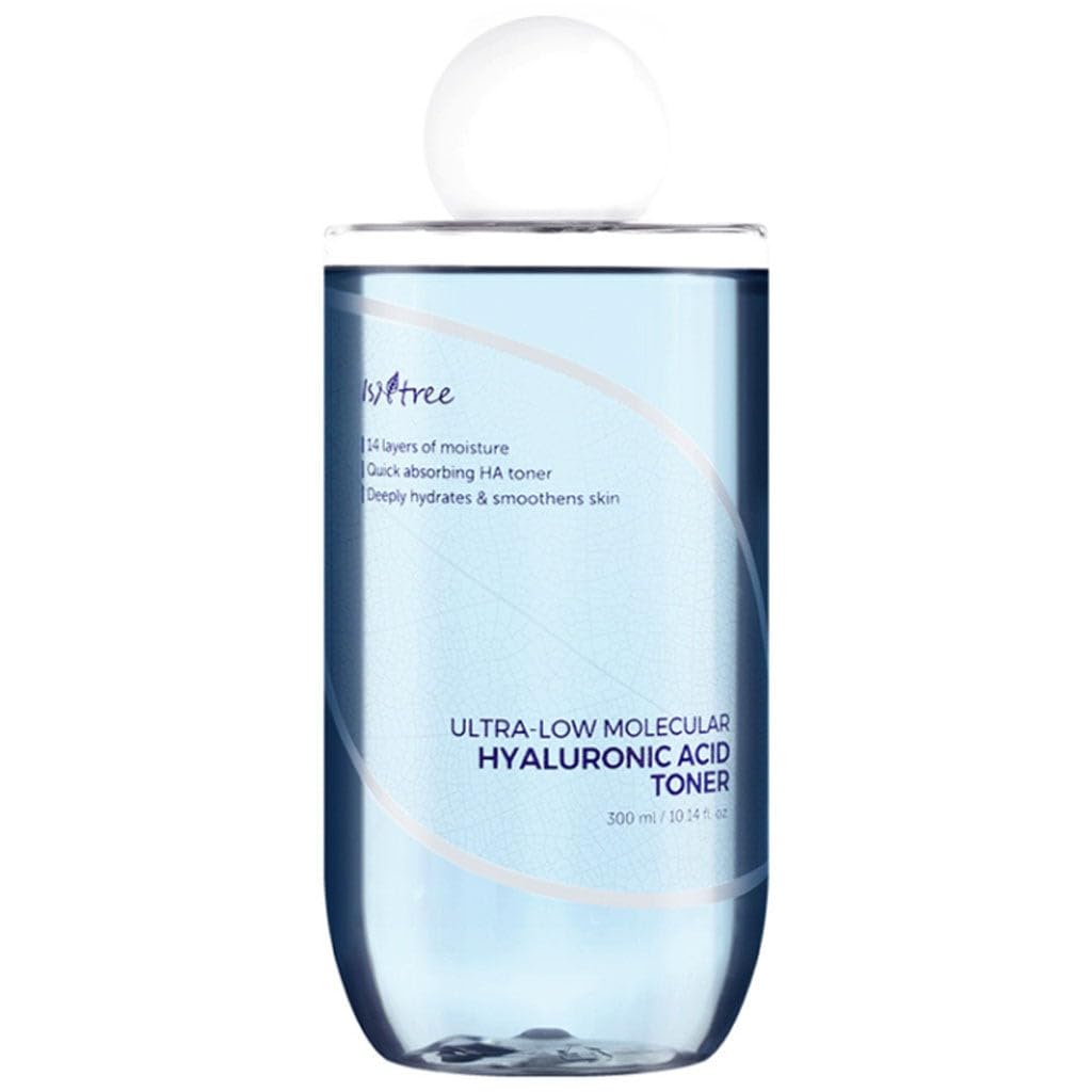 ISNTREE Ultra-Low Molecular Hyaluronic Acid Toner 300ml, 10.14 fl.oz | Korean Skincare | Quick Absorbing | Deep Hydration & Skin Smoothing | Vegan Skincare