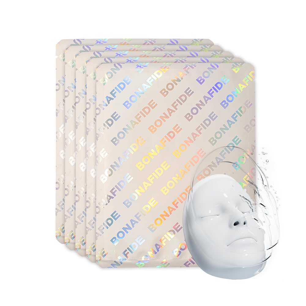 Phyto Glow Cica Exosome Mask (25g*5sheet) - 100% Natural Hydrogel Sheet Face Mask, Centella Asiatica Exosome with Niacinamide 3%, Ice Mask, Vegan, Moisture & Soothing