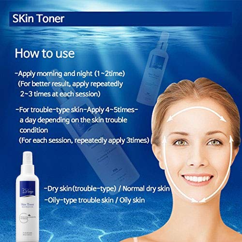 Dr.Deep Skin Toner with Natural Mineral Deep Moisturizing, Hydrating Toner