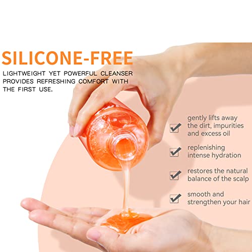 Suisuaie Clarifying Shampoo and Conditioner Set for Greasy Hair, Build Up, and Dry Ends - 32.4 Fl Oz