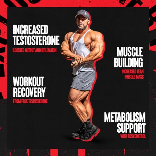 Animal Test Testosterone Booster for Men - Male Enhancing Supplement Libido Booster for Strength Athletes & Bodybuilders to Increase Stamina, Endurance, Muscle Growth, All-in-One Packs – 21 Day Cycle