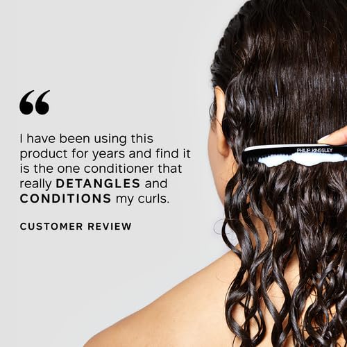 PHILIP KINGSLEY | Moisture Extreme Enriching Conditioner | For Curly, Dry, Damaged Hair | Moisturizes, Hydrates and Adds Shine| Detangles and Controls Frizz, Adds Shine | 2.53oz