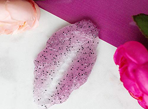 Amire Dragon Fruit Jelly Exfoliating Body Scrub Polish, Exfoliate Dry, Dehydrated, and Dead Skin, Improve Body Skin Texture and Brighten Appearance, Pitaya Scrubs, 12oz