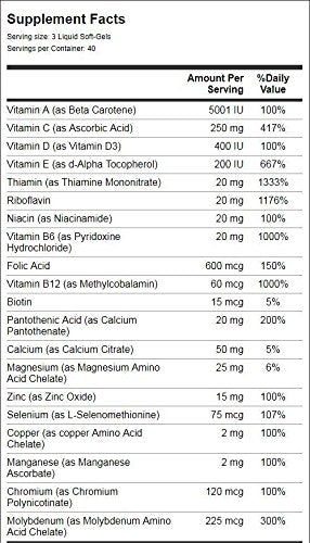 Irwin Naturals Women's Living Green Liquid-Gel Multi Vitamin - 70 Essential Nutrients, Vitamins, Wholefood Blend - Targeted Support - 120 Liquid Softgels