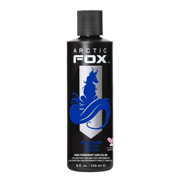 ARCTIC FOX 100% VEGAN POSEIDON SEMI PERMANENT HAIR COLOR DYE 8 OZ by Arctic Fox