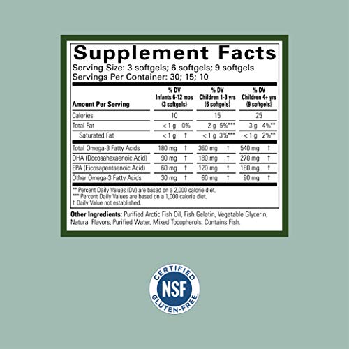 CHILDLIFE ESSENTIALS Pure DHA for Kids - DHA Supplements, DHA EPA Omega 3 Supplement, Children DHA Chewables, Baby DHA, Fish Oil for Toddlers, Gluten Free - Natural Berry, 90 Softgels (Pack of 1)