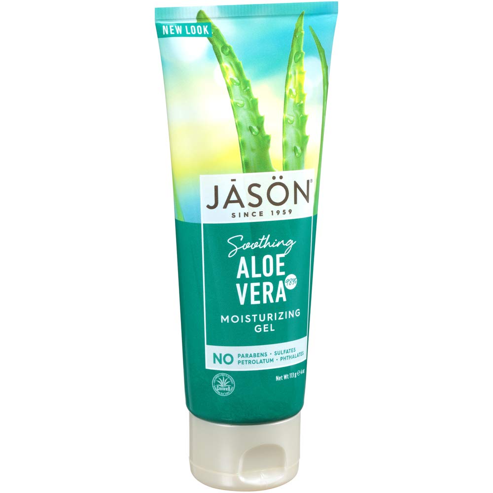 JASON Aloe Vera 98% Moisturizing Gel, 4 Ounce Tubes (Pack of 6)