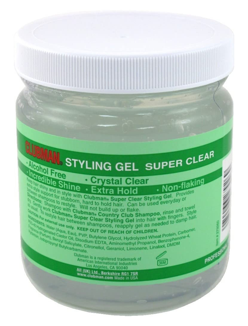 Clubman Pinaud Super Clear Styling Gel Super Hold