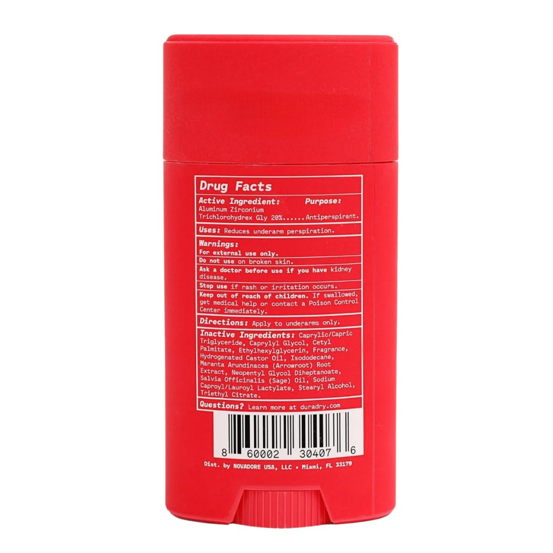 Clinical-Strength Antiperspirant Deodorant for Women and Men - Clean formula with Natural Ingredients, Odor, and Excessive Sweat protection for Armpits - Clear Sky, 2.3 Oz (Pack of 2)