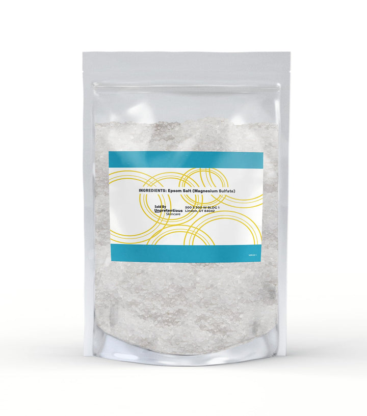 Unpretentious Epsom Salt, 1 lb, Skincare, Soaking Solution, Unscented