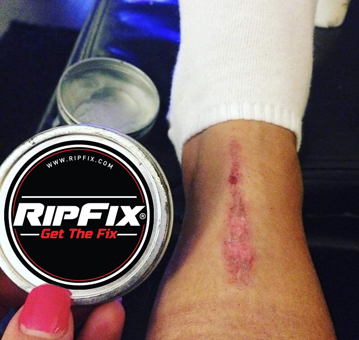 RipFix Hand Repair Balm for Dry Cracked Hands, Hand Salve for Gymnastics and Rock Climbers, Rip Fix Climbing Salve for Men and Women, Premium Gymnast Balm for Hardworking Hands, Classic 1.34 oz Tin