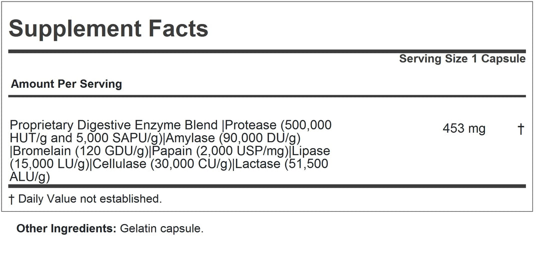 ANDREW LESSMAN Digest Assure 180 Capsules - Comprehensive Blend of Powerful Natural Enzymes to Support and Enhance Digestive Health, Vegetarian-Sourced Enzymes, Small Easy to Swallow Capsules