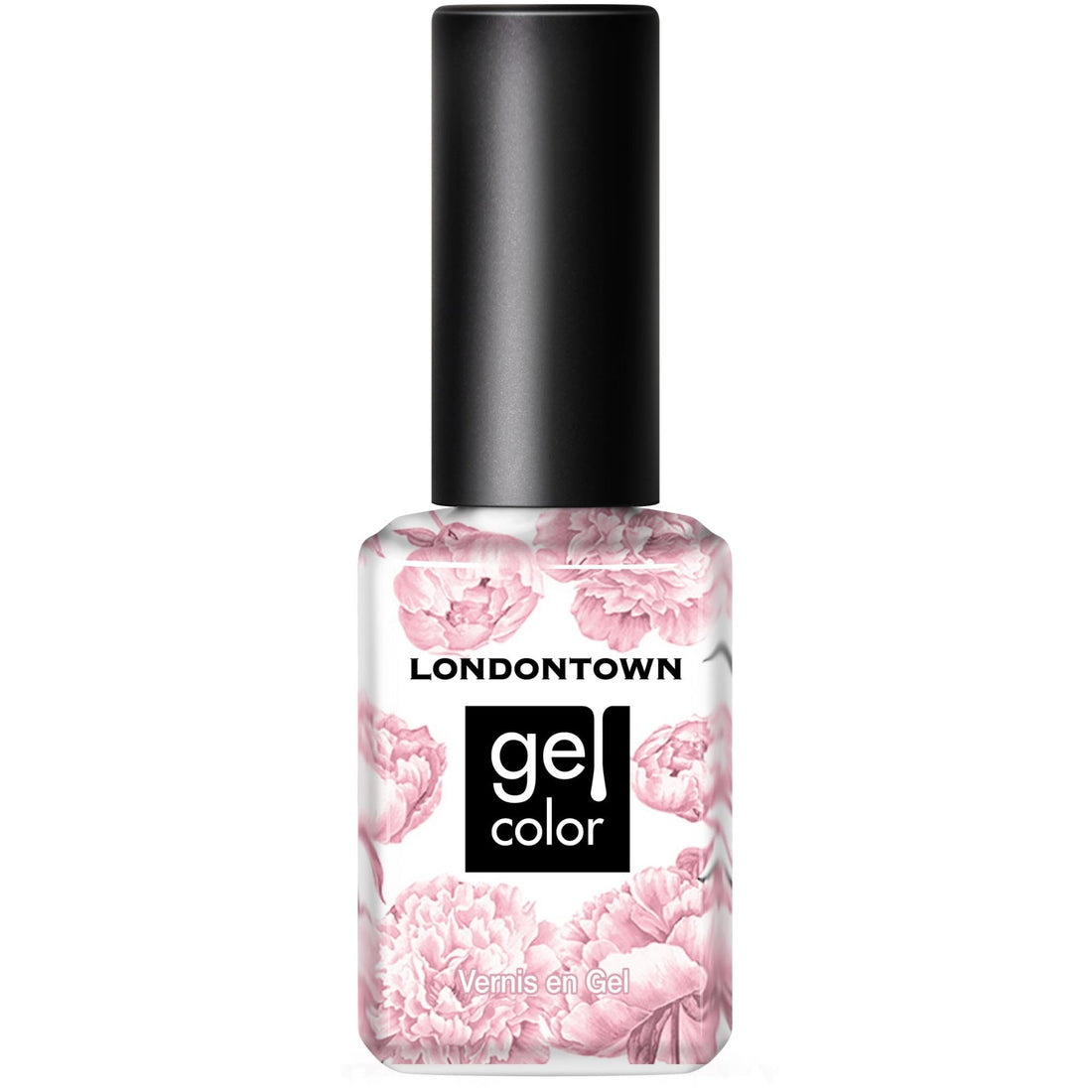 LONDONTOWN Gel Nail Polish, UV/LED, Non-Solvent - Professional Quality, Chip-Resistant, Long-Lasting, High-Shine, Quick-Dry, 0.4 oz, Pink Palm