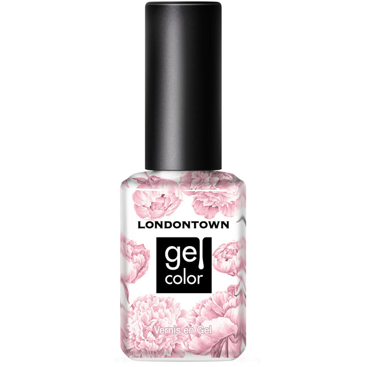 LONDONTOWN Gel Nail Polish, UV/LED, Non-Solvent - Professional Quality, Chip-Resistant, Long-Lasting, High-Shine, Quick-Dry, 0.4 oz, Pink Palm