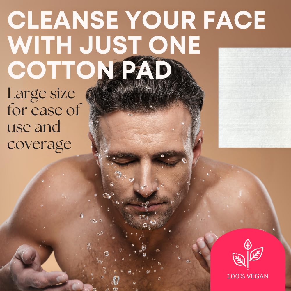 Swisspers Premium Cotton Facial Cleansing Pad, 50-Count (Pack of 6)